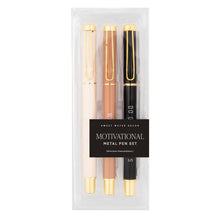 Load image into Gallery viewer, Motivational Metal Pen Set - Home Decor & Gifts