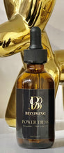 Load image into Gallery viewer, Becoming Beauty Power Tress Rosemary + Mint Scalp Oil: Amber Glass/ Black Dropper