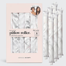 Load image into Gallery viewer, Satin Heatless Pillow Rollers 6pc- Soft Marble