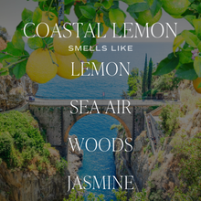 Load image into Gallery viewer, *NEW* Coastal Lemon 11 oz Soy Candle - Home Decor & Gifts