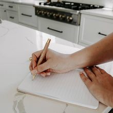 Load image into Gallery viewer, You Got This - Tan and Gold Foil Fabric Journal