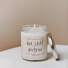 Load image into Gallery viewer, Be Still and Know 9 oz Soy Candle - Home Decor & Gifts