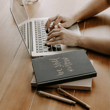 Load image into Gallery viewer, Be Still and Know Fabric Journal - Home Decor & Gifts