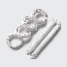 Load image into Gallery viewer, Satin Heatless Pillow Rollers 6pc- Soft Marble