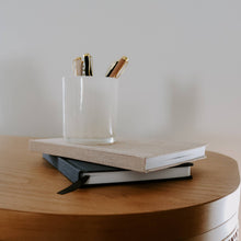 Load image into Gallery viewer, You Got This - Tan and Gold Foil Fabric Journal