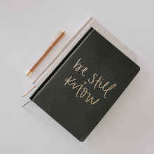 Load image into Gallery viewer, Be Still and Know Fabric Journal - Home Decor &amp; Gifts
