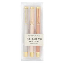 Load image into Gallery viewer, You Got This Metal Pen Set - Home Decor &amp; Gifts
