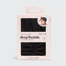 Load image into Gallery viewer, Sleep Beanie with Satin lining - Black
