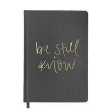 Load image into Gallery viewer, Be Still and Know Fabric Journal - Home Decor &amp; Gifts
