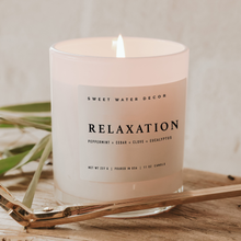 Load image into Gallery viewer, Relaxation 11 oz Soy Candle - Home Decor &amp; Gifts
